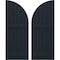 Ekena Millwork Americraft 6-Board (2 Batten) Wood Joined Board-n-Batten Shutters w/ Arch Top, ARW101BQ621X77OBH, PR ARW101BQ621X77OBH - alternate 1